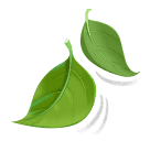 leaf fluttering in wind as rendered by Huawei