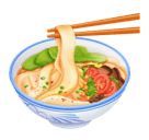steaming bowl as rendered by Huawei
