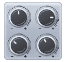 control knobs as rendered by Huawei