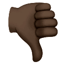 thumbs down: dark skin tone as rendered by Huawei