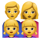 family: man, woman, girl, girl as rendered by Huawei