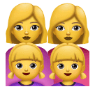 family: woman, woman, girl, girl as rendered by Huawei