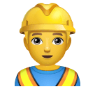 man construction worker as rendered by Huawei