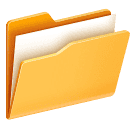 Open File Folder as drawn by Huawei in Harmony OS 5.0