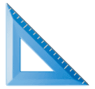triangular ruler as rendered by Huawei