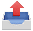 outbox tray as rendered by Huawei
