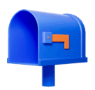 open mailbox with lowered flag as rendered by Huawei