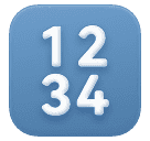 input numbers as rendered by Huawei