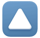upwards button as rendered by Huawei