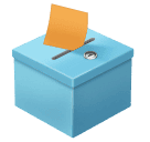 ballot box with ballot as rendered by Huawei