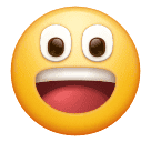 grinning face as rendered by Huawei