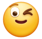 zwinkerndes Gesicht as rendered by Huawei