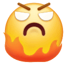 visage en colère as rendered by Huawei