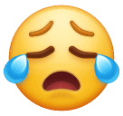 weinendes Gesicht as rendered by Huawei
