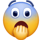 faccina impaurita as rendered by Huawei