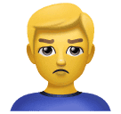 man pouting as rendered by Huawei