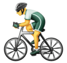 man biking as rendered by Huawei