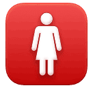women’s room as rendered by Huawei