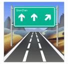 motorway as rendered by Huawei