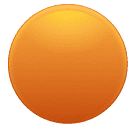 círculo naranja as rendered by Huawei