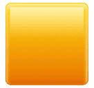 yellow square as rendered by Huawei