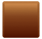 quadrado marrom as rendered by Huawei