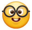faccina nerd as rendered by Huawei