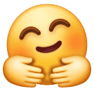 Smiling Face with Open Hands as drawn by Huawei in Harmony OS 5.0