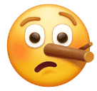 거짓말하는 얼굴 as rendered by Huawei