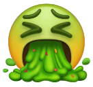 visage qui vomit as rendered by Huawei