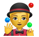 person juggling as rendered by Huawei