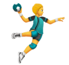 man playing handball as rendered by Huawei