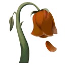 wilted flower as rendered by Huawei