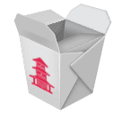 takeout box as rendered by Huawei