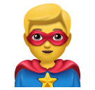 man superhero as rendered by Huawei