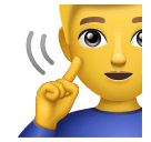 gehörloser Mann as rendered by Huawei