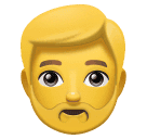 man: beard as rendered by Huawei