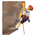 person climbing as rendered by Huawei
