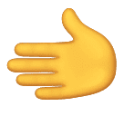 Leftwards Hand as drawn by Huawei in Harmony OS 5.0