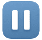 Pause Button as drawn by Huawei in Harmony OS 5.0