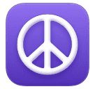 peace symbol as rendered by Huawei