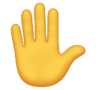 mano alzata as rendered by Huawei