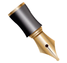 black nib as rendered by Huawei