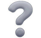 white question mark as rendered by Huawei