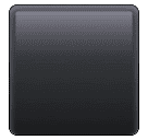 black large square as rendered by Huawei
