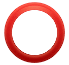 hollow red circle as rendered by Huawei