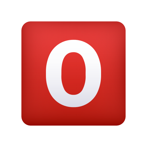 O button (blood type) as rendered by Icons8