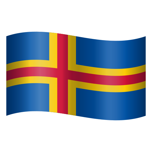 flag: Åland Islands as rendered by Icons8