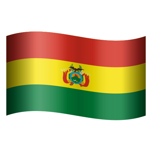 flag: Bolivia as rendered by Icons8