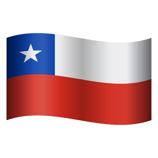 bandiera: Cile as rendered by Icons8